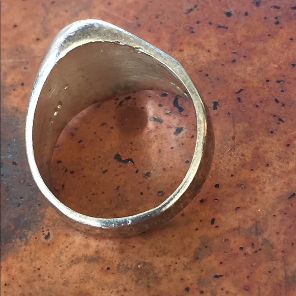 Vintage Ring - silver wave design 925 size 7.5 Mexico - Picture 4 of 8